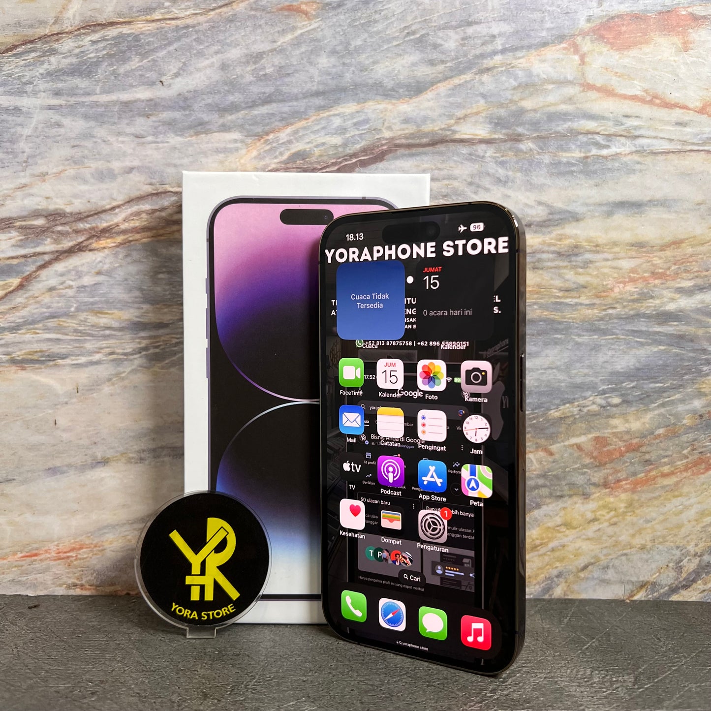 iPhone 14 Pro 128GB Deep Purple All Op Permanen