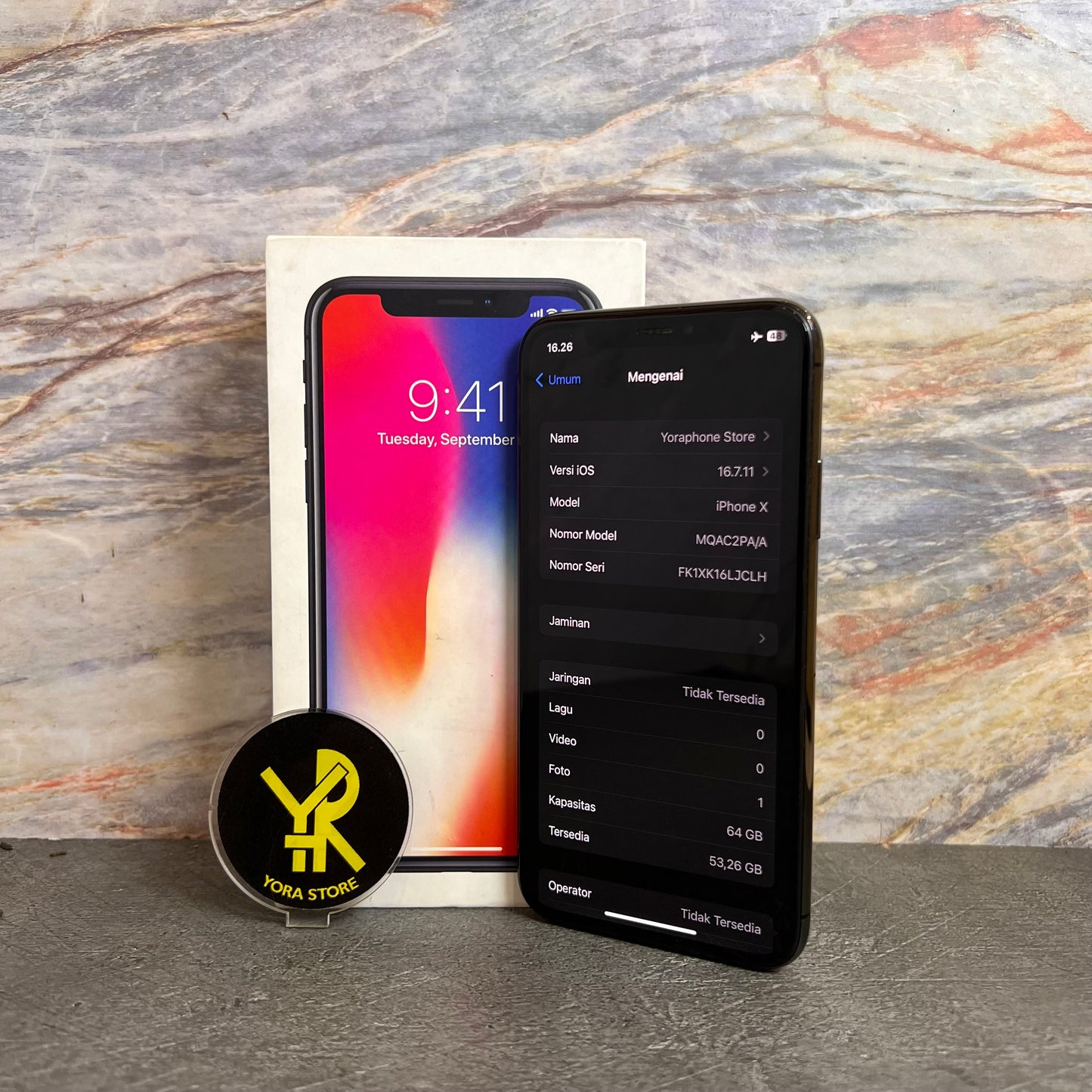 iPhone X 64GB Space Grey Ex iBox