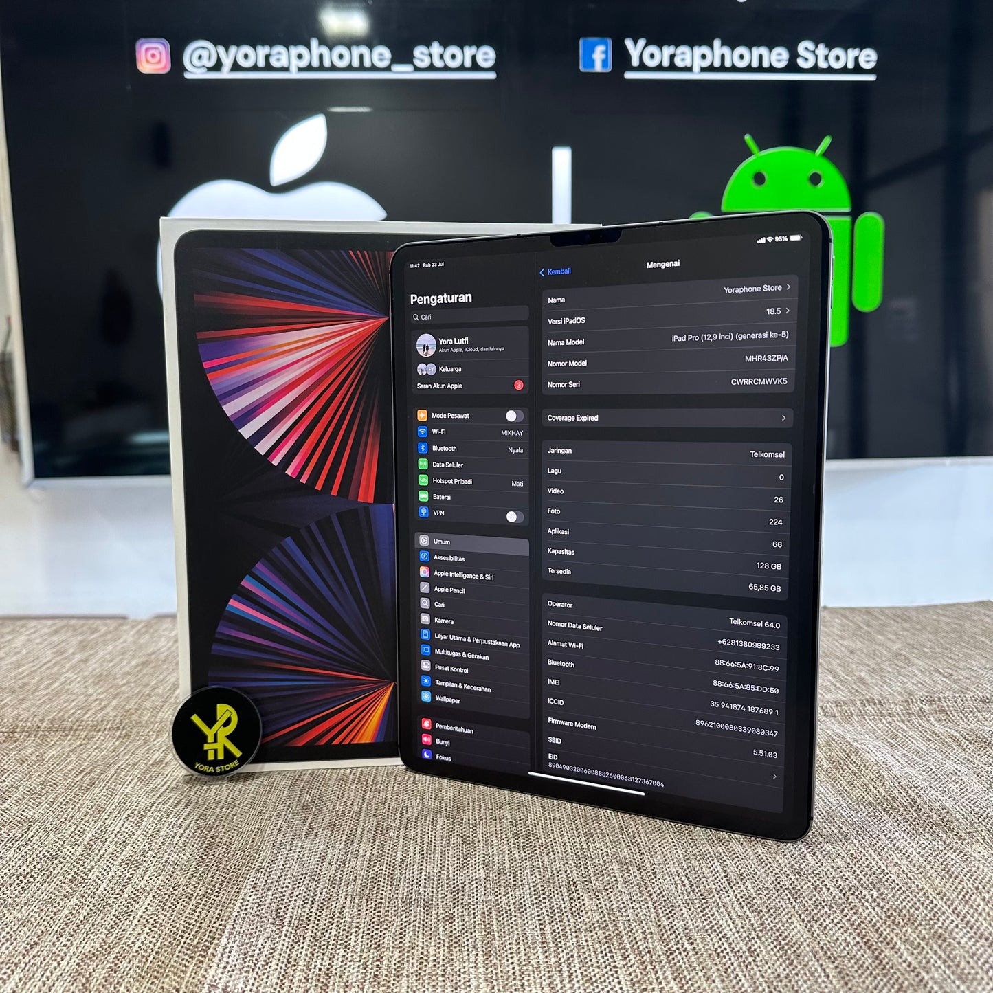 Apple iPad Pro Gen-5 (M1) Cellular 5G 12,9 Inch