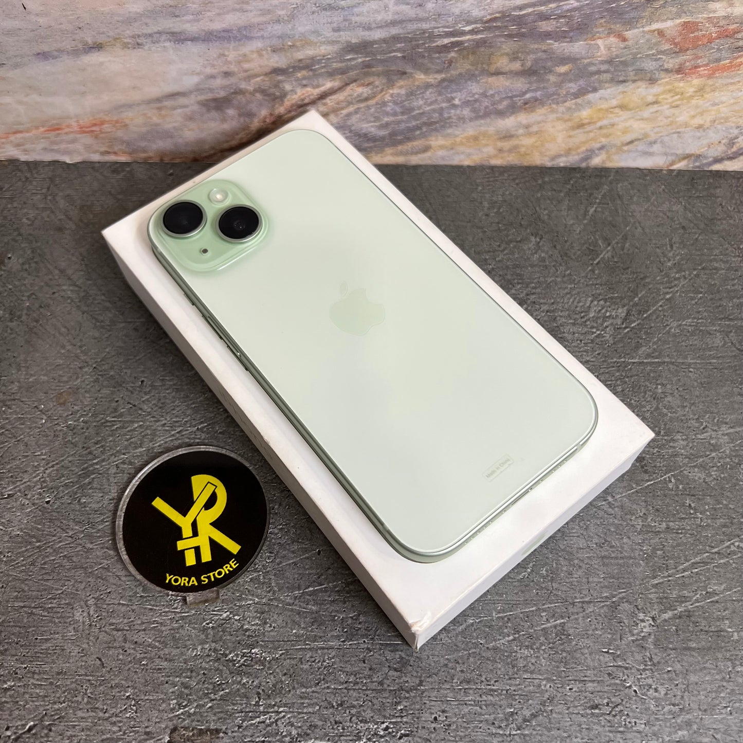 iPhone 15 Green 128GB Garansi iBox 12/08/26