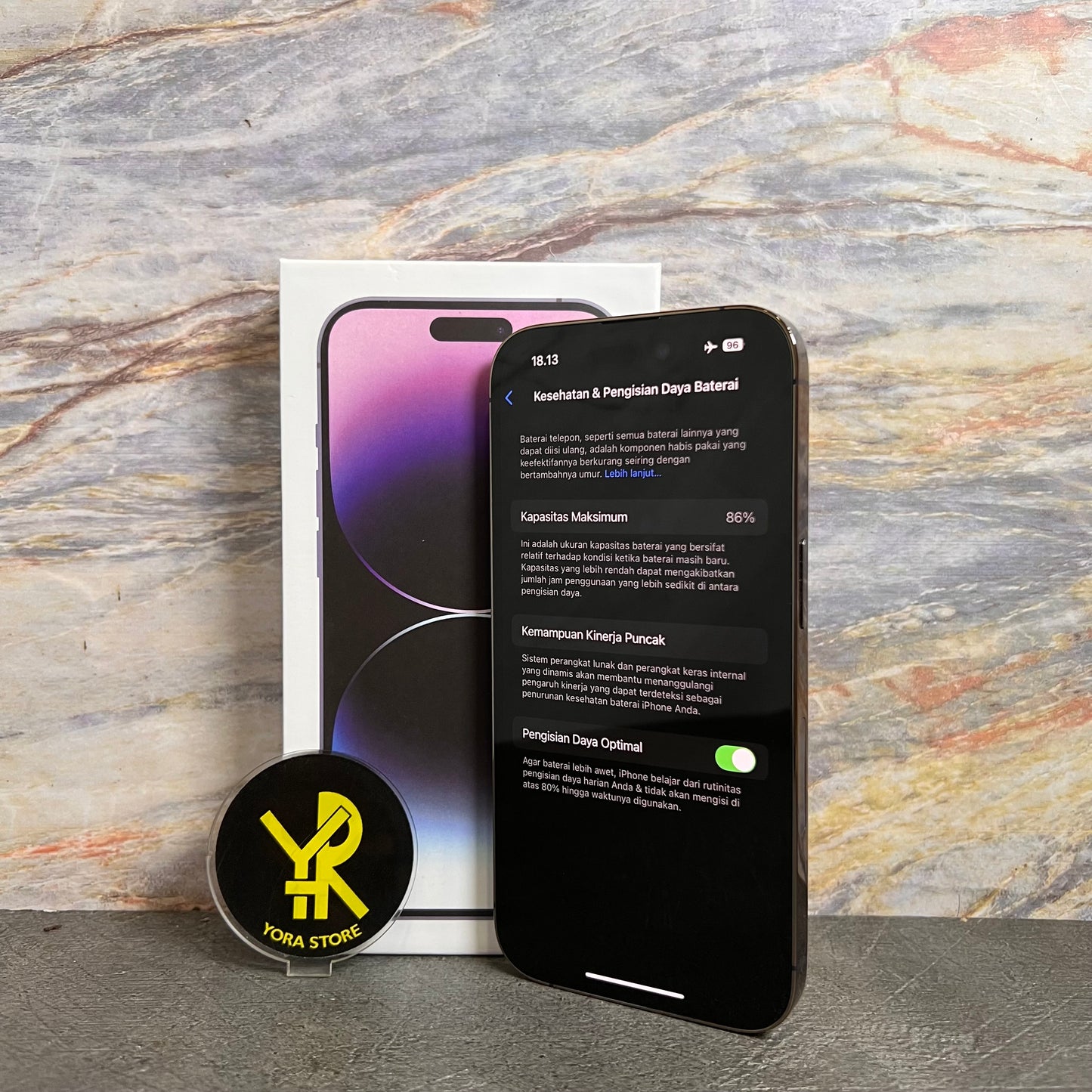 iPhone 14 Pro 128GB Deep Purple All Op Permanen