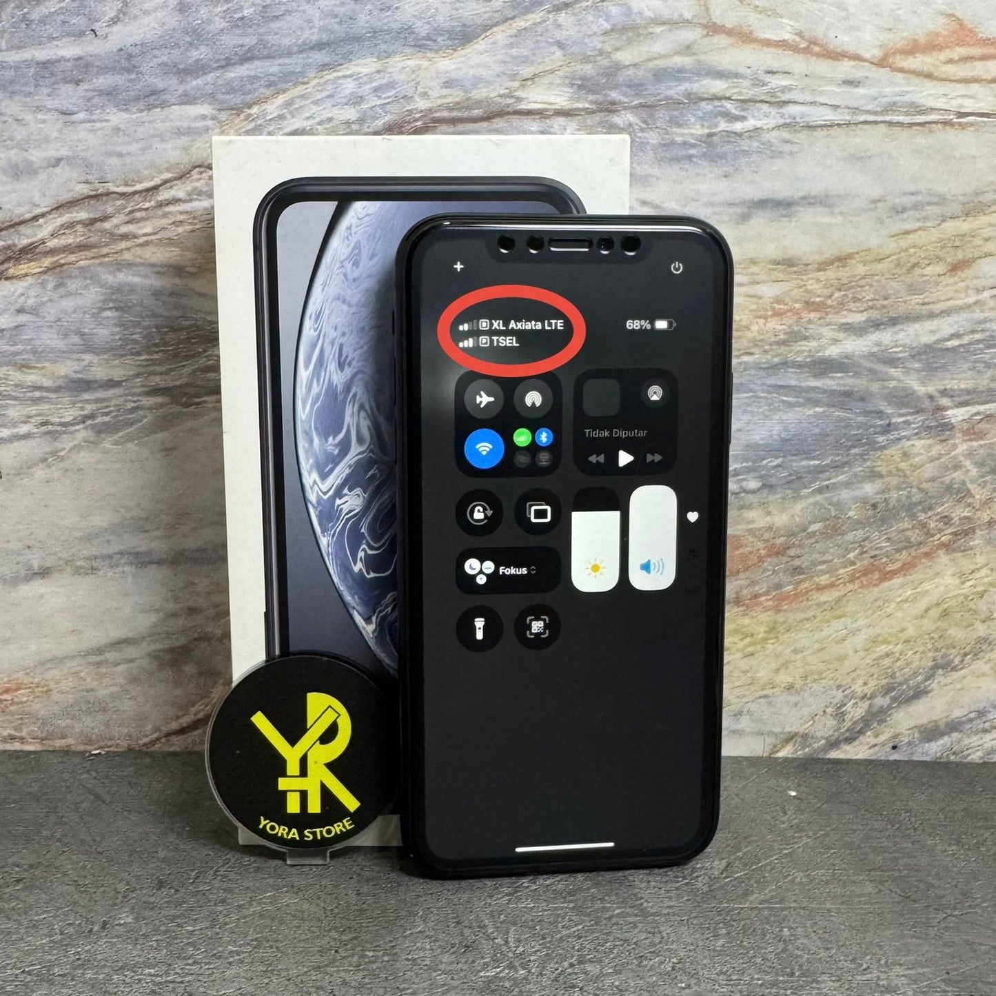 iPhone XR 256GB Black IMEI Registered (All Op - Permanent) Fullset