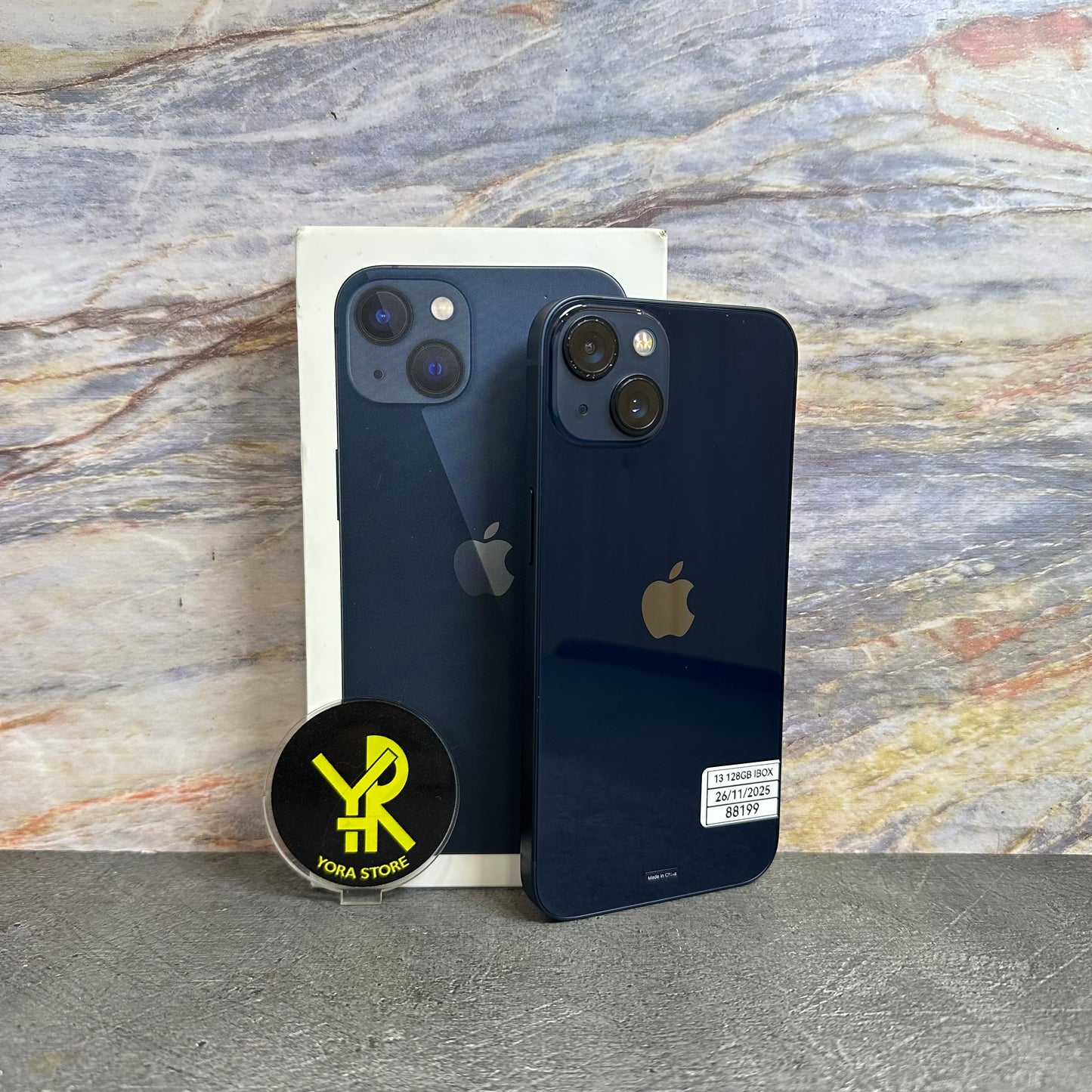 iPhone 13 Midnight 128GB Garansi iBox 26/11/25
