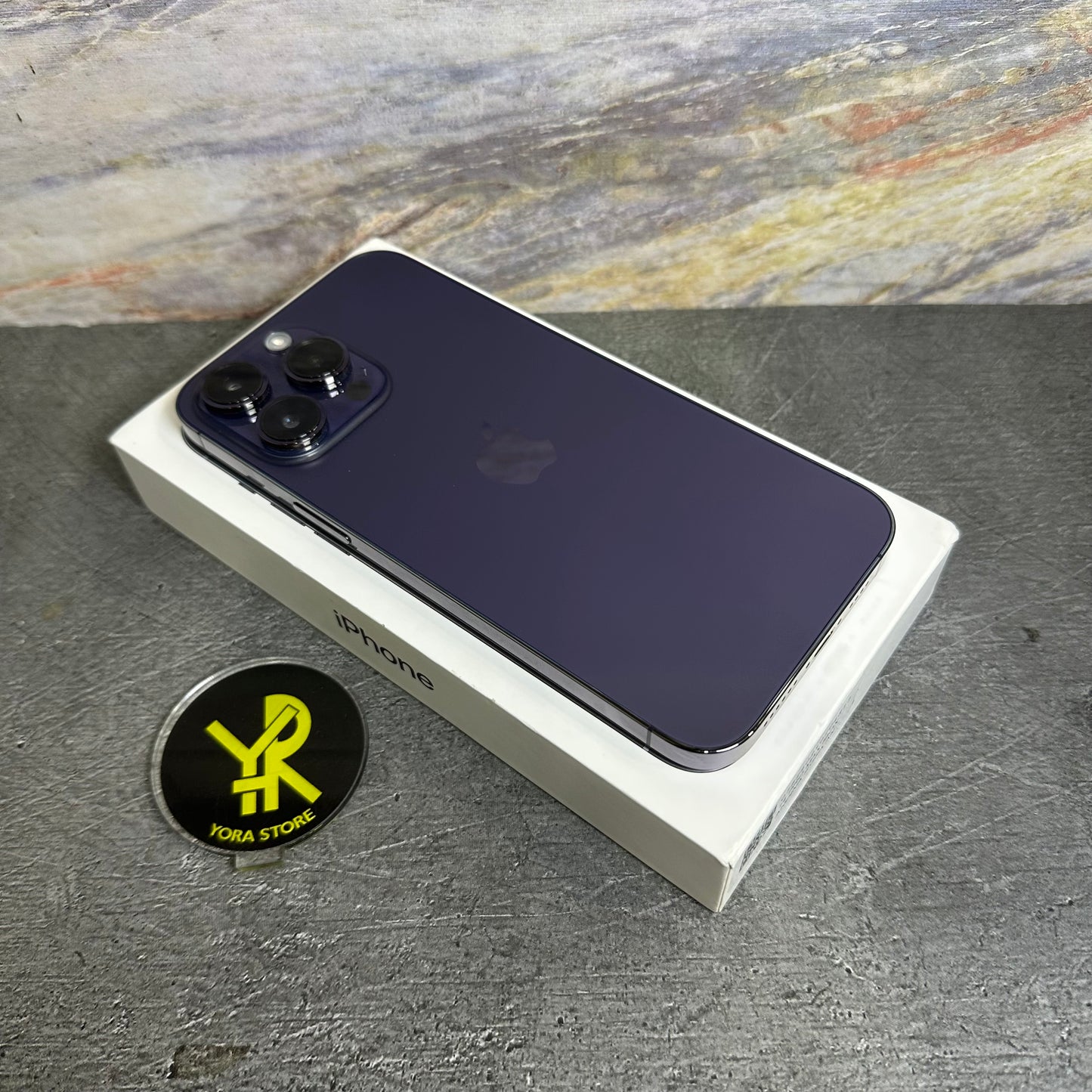 iPhone 14 ProMax 128GB Deep Purple Second Garansi Resmi iBox Fullset - LikeNew
