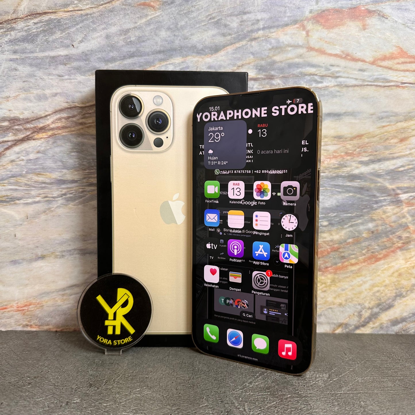 iPhone 13 ProMax 256GB Gold Ex iBox