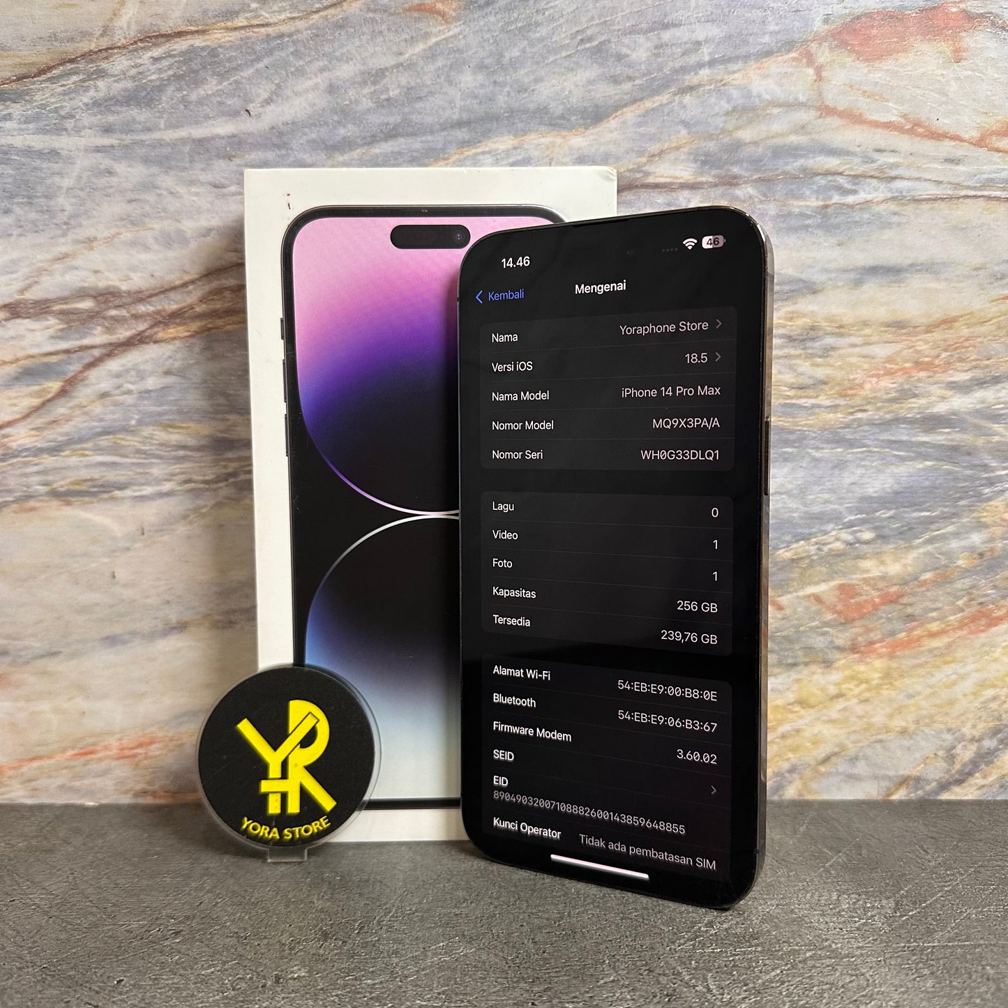 iPhone 14 ProMax 256GB Deep Purple Ex iBox