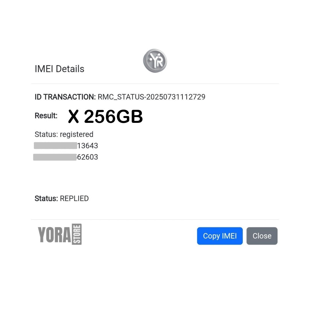 Status iMei Register