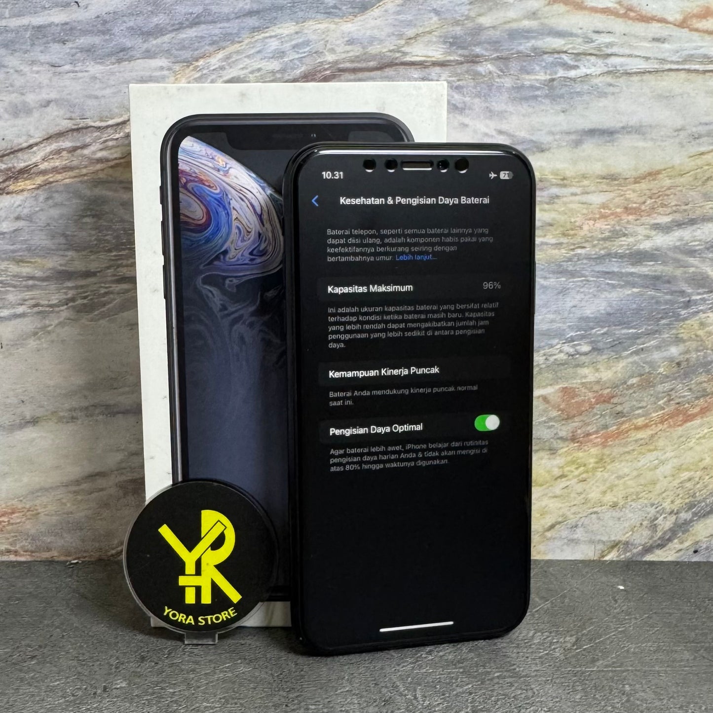iPhone XR 256GB Black IMEI Registered (All Op - Permanent) Fullset