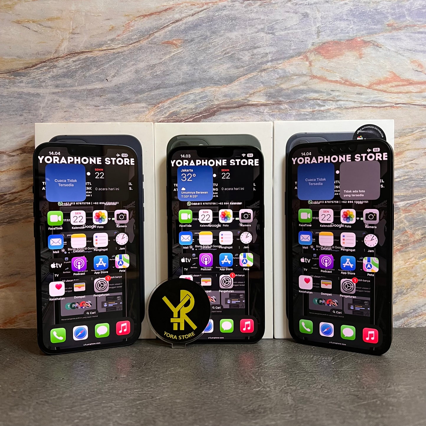 iPhone 13 128GB Garansi iBox Aktif Fullset