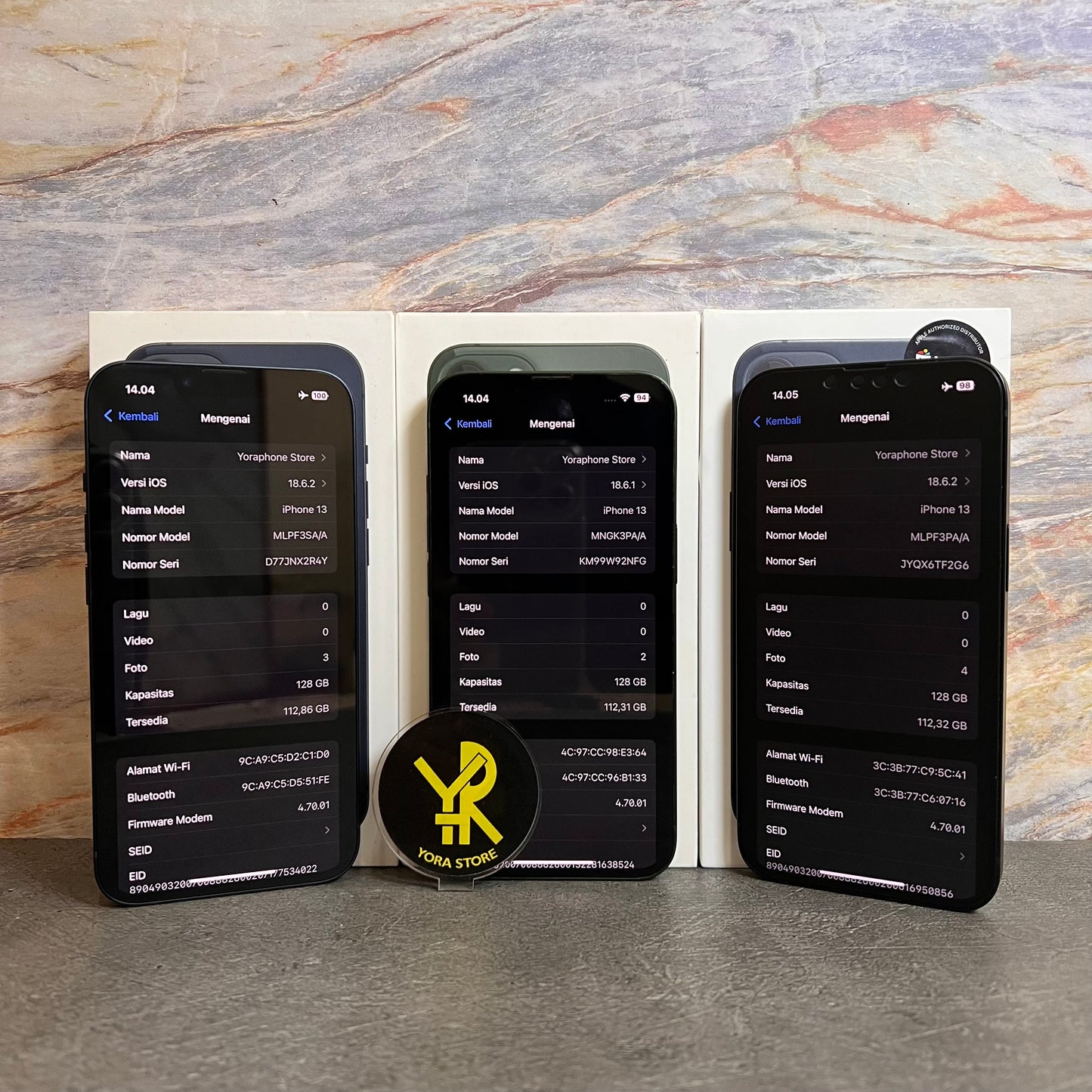 iPhone 13 128GB Garansi iBox Aktif Fullset