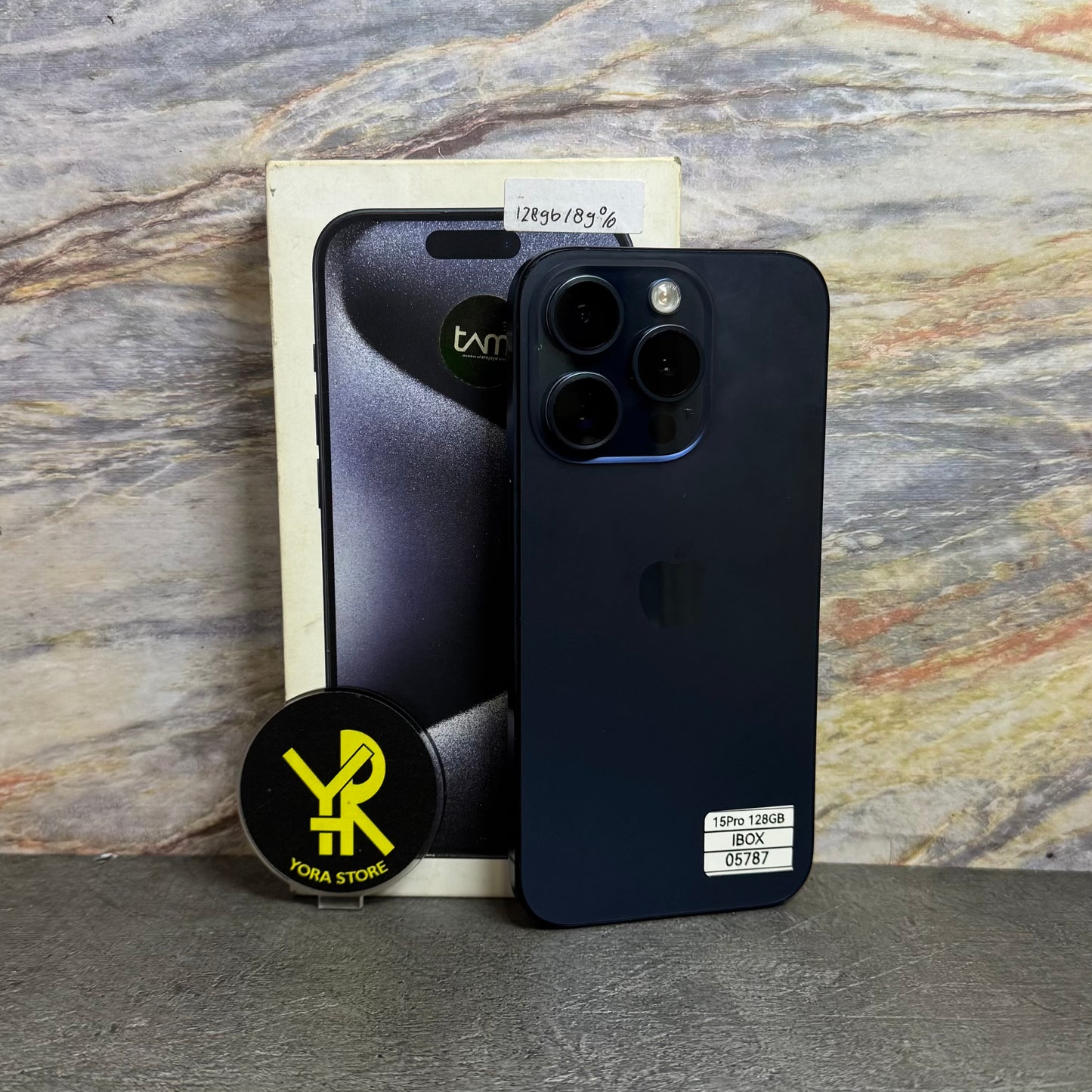 iPhone 15 Pro 128GB Second Garansi Resmi iBox Fullset - Mulus