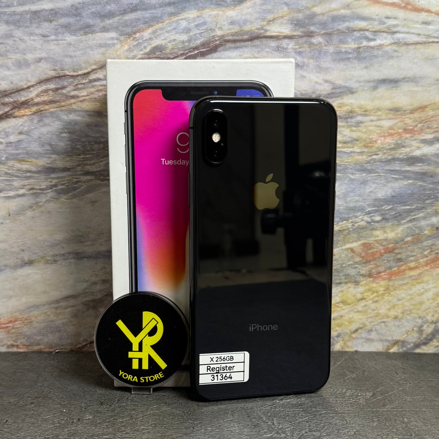 iPhone X 256GB Second IMEI Registered (All Op, Permanent dan Bergaransi) Mulus - Fullset