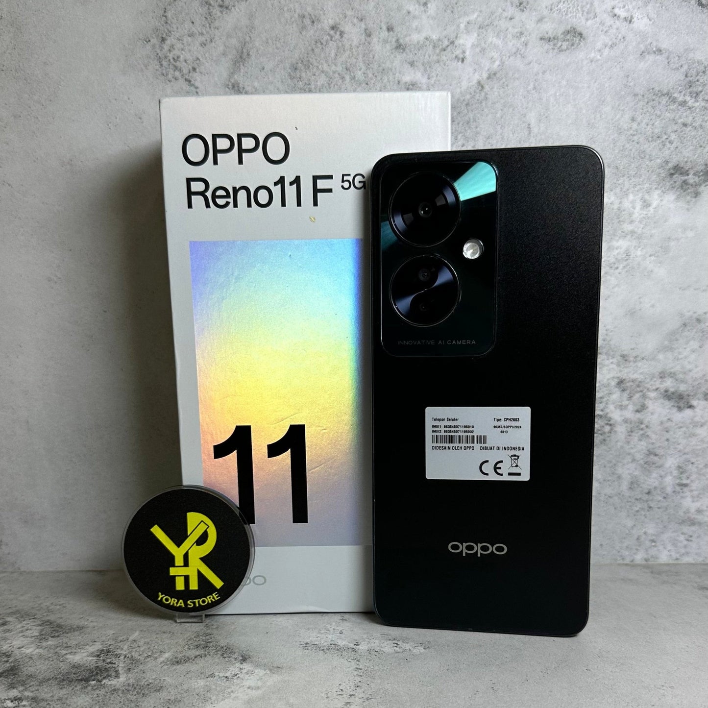 Oppo Reno 11F 5G 8/256GB Second garansi Resmi Mulus Fullset