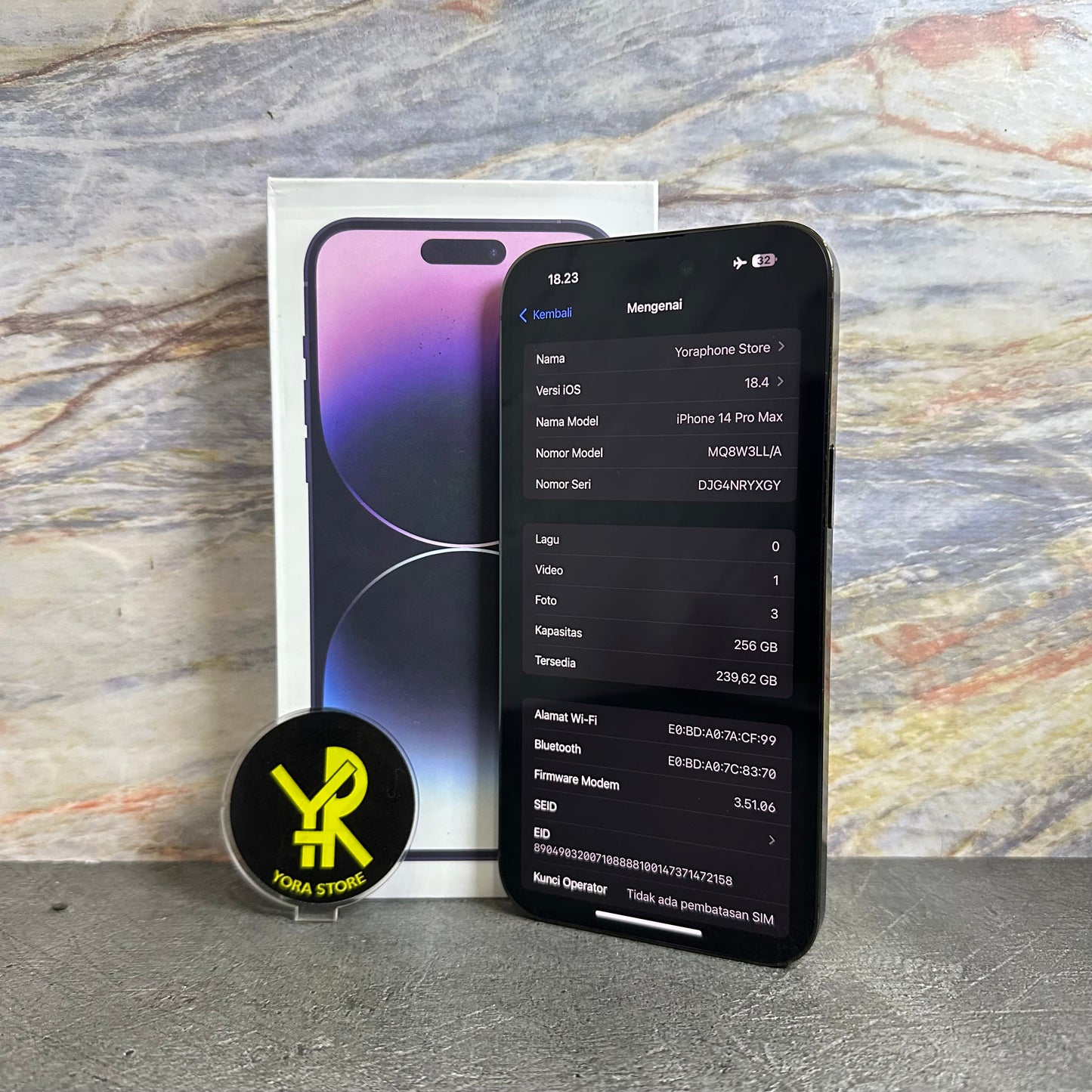 iPhone 14 ProMax 256GB Resmi Bea Cukai (All Op - Permanent)