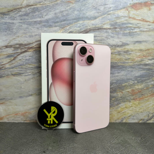 iPhone 15 Pink 128GB Garansi iBox 12/12/25