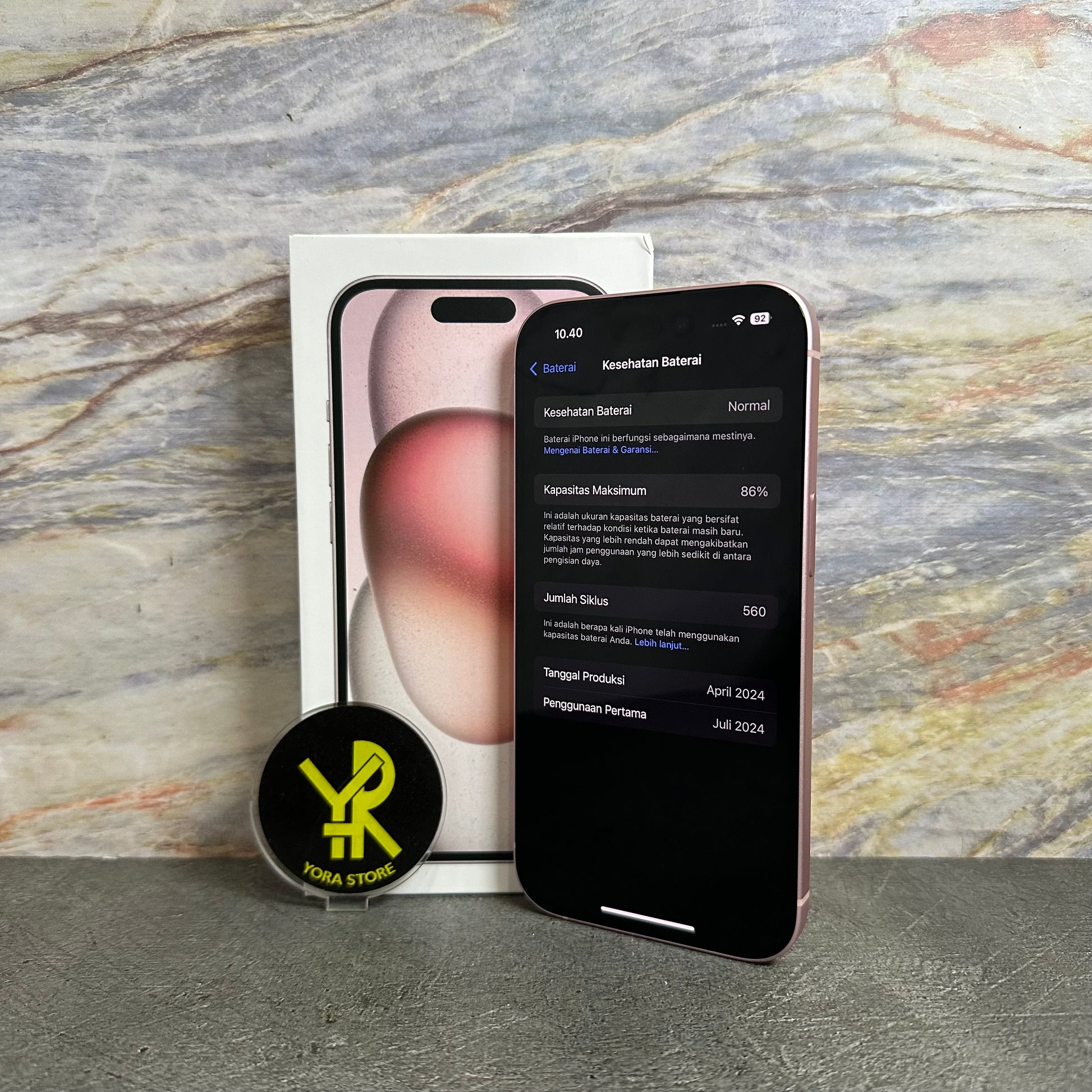 iPhone 15 Pink 128GB Second iBox