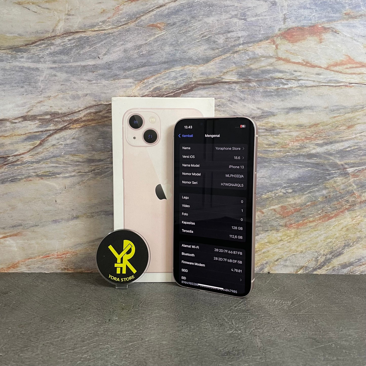 iPhone 13 128GB Garansi iBox Aktif