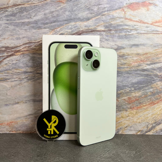 iPhone 15 Green 128GB Garansi iBox 12/08/26