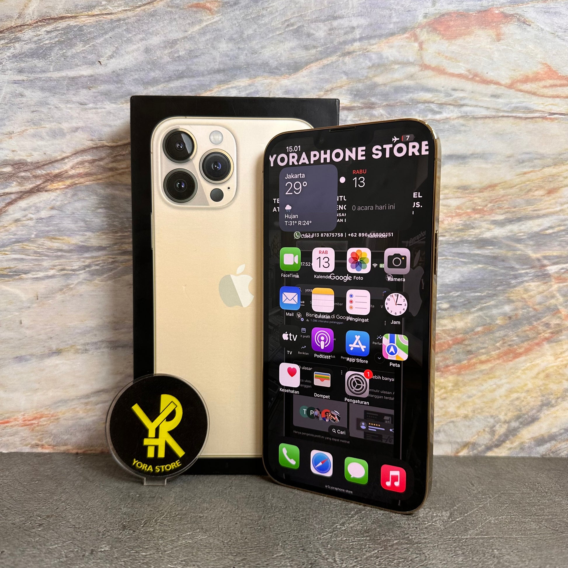 iPhone 13 ProMax 256GB Gold Ex iBox