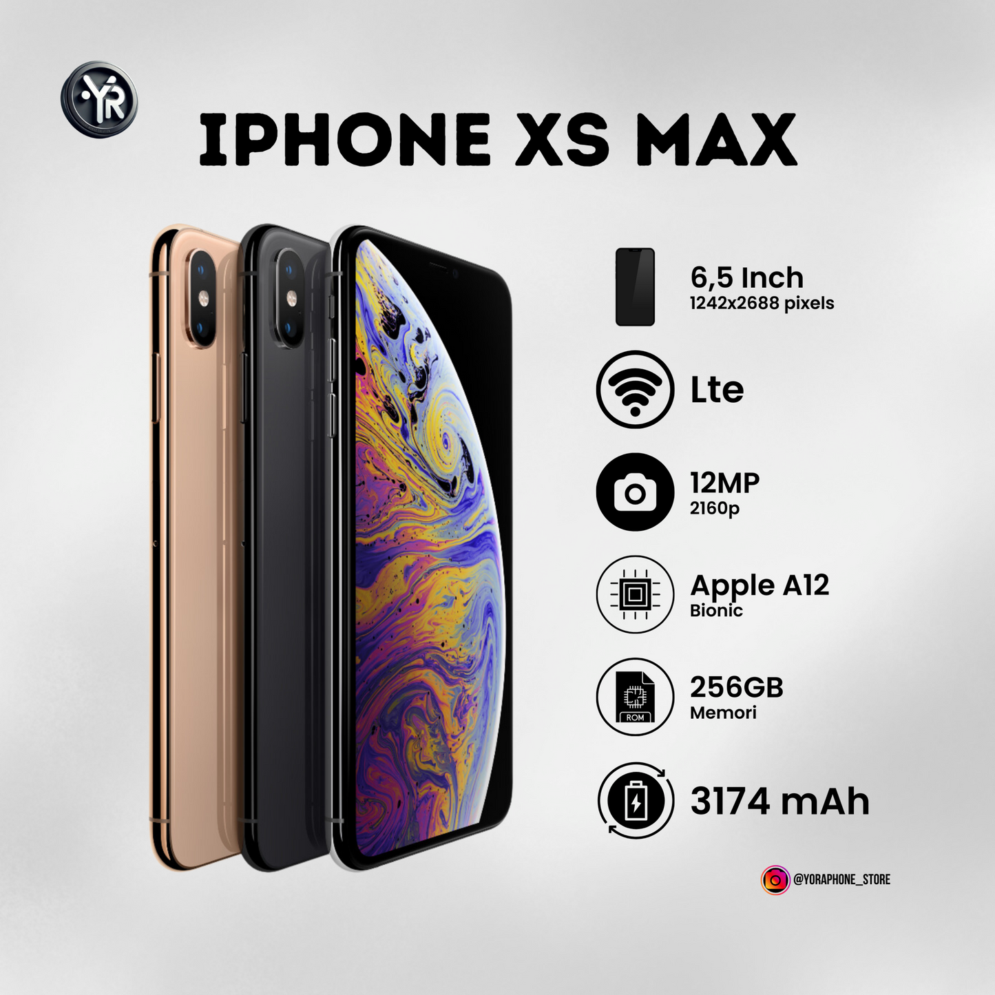 Display Web Banner iPhone XS Max