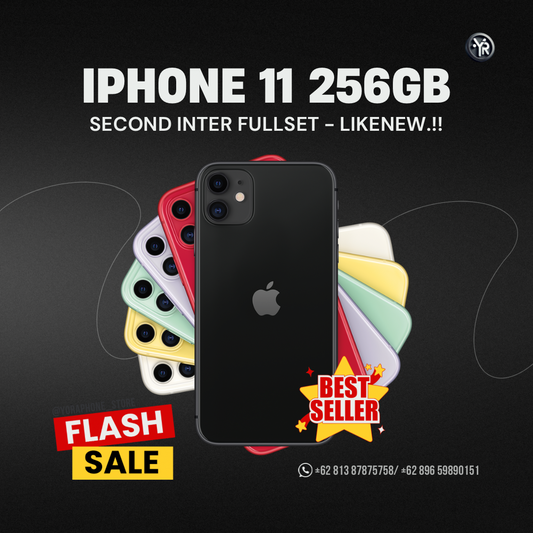 Promo! iPhone 11 256GB Second INTER - LikeNew.!!