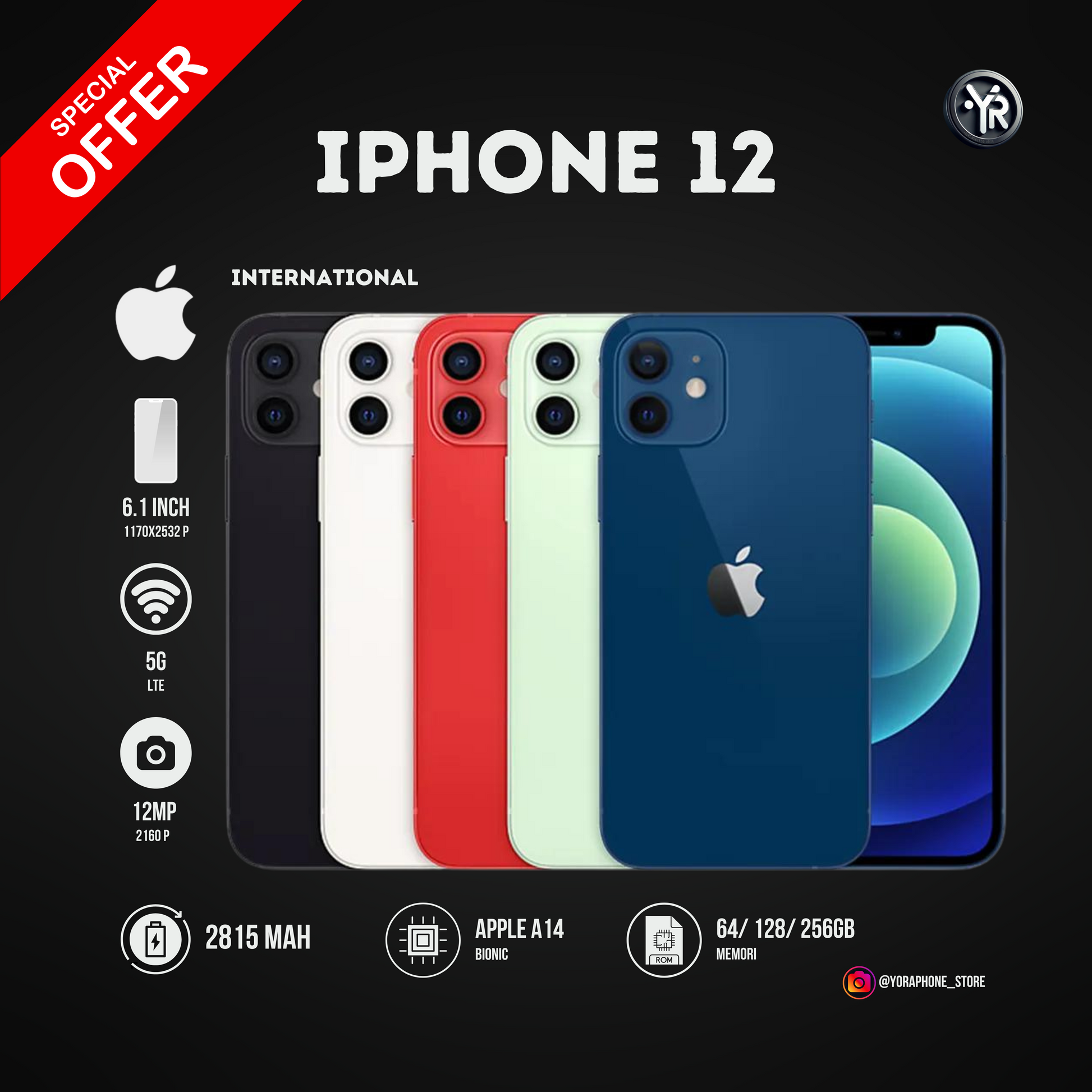 Promo Display Web Banner iPhone 12