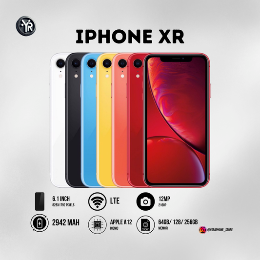 iPhone XR Second garansi Resmi Mulus Fullset