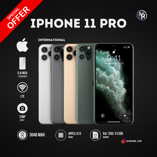 Promo! iPhone 11 Pro 256GB Second International - LikeNew.!!