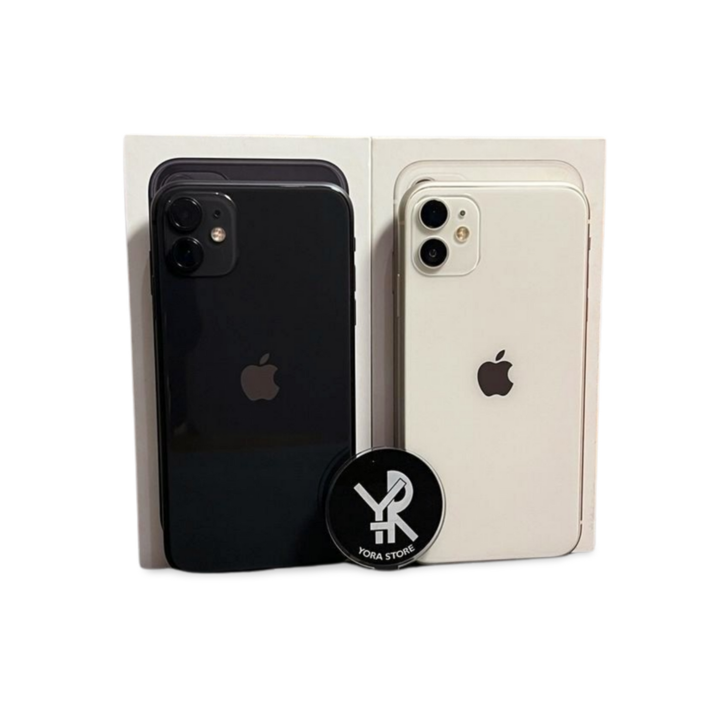 iPhone 11 Black and White 128GB Second IBOX Mulus -1