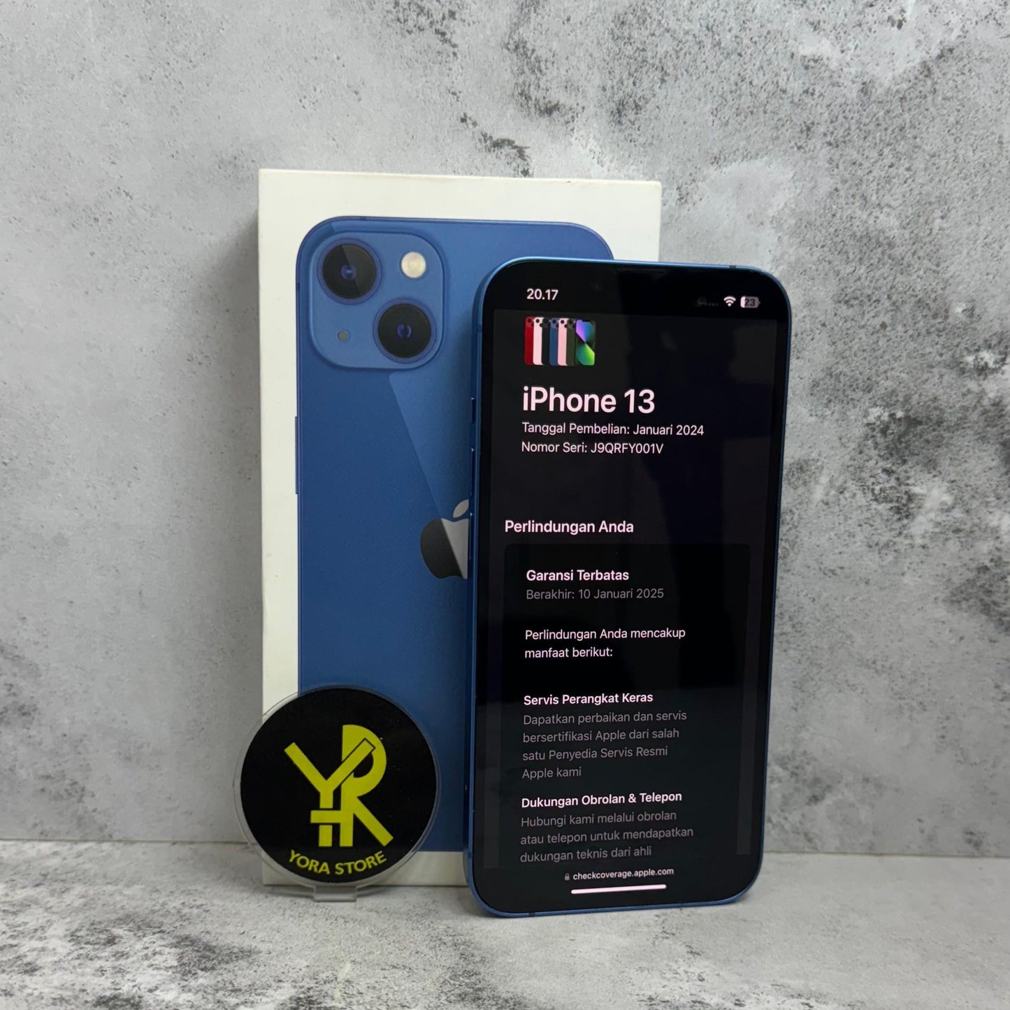 iPhone 13 blue 128GB second ibox on Mulus -1