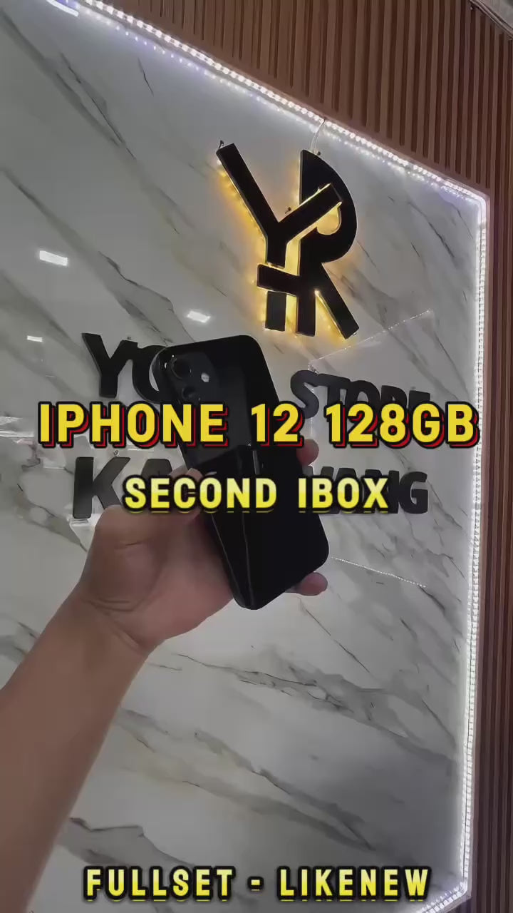 iPhone 12 Black 128GB Second IBOX -3